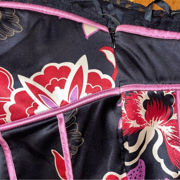 Bebe Strapless Y2K Silk Dress Size Small - Picture 2 of 10